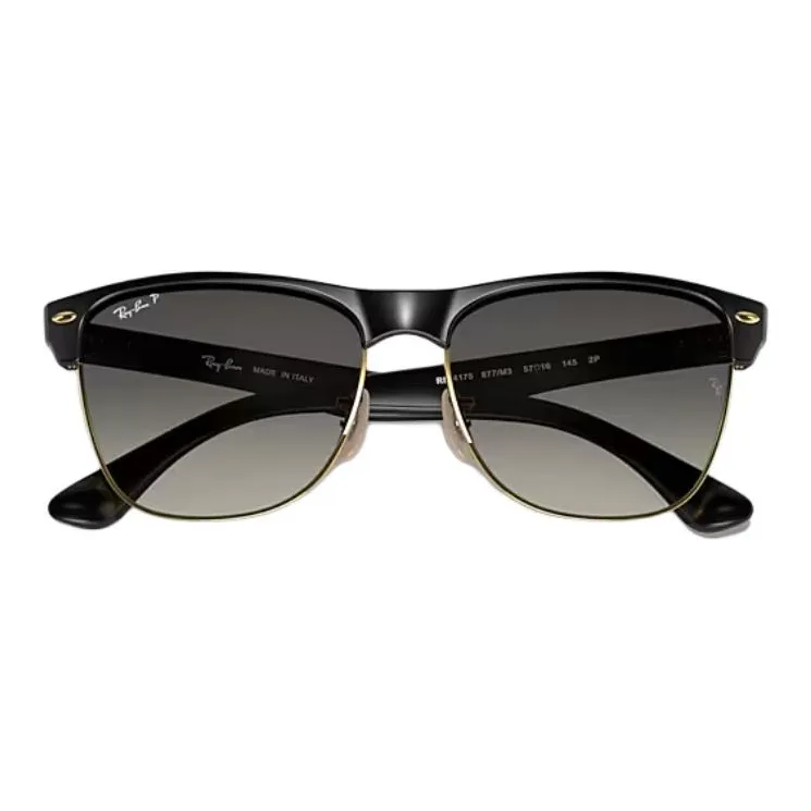 RayBan Injection Square Sunglasses Unisex Black-3