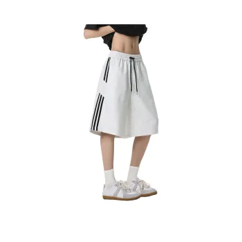 KAIPAINEN Casual Shorts Unisex White Heather Gray