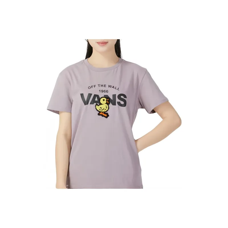 Vans Short-Sleeved T-Shirts Women's Light Pink-0