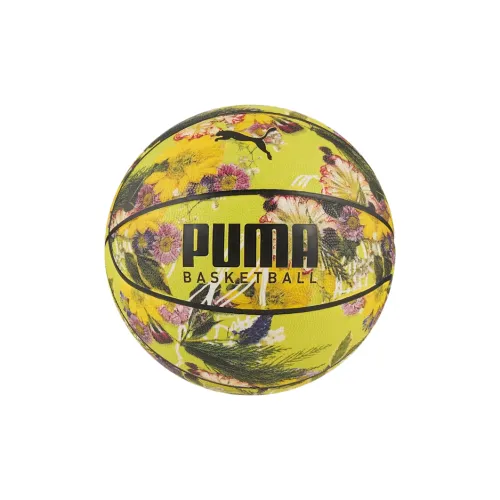 PUMA Rubber Basketball Yellow Size 6 7 Size Training Unisex