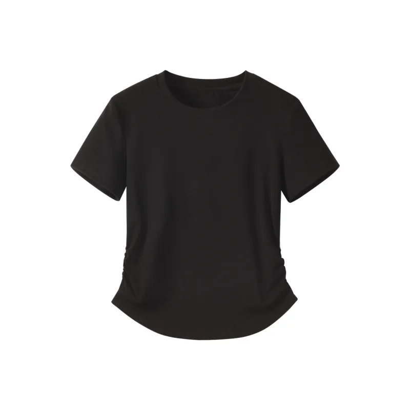 Cotton Gene Set in Sleeve T Shirt Women's-0