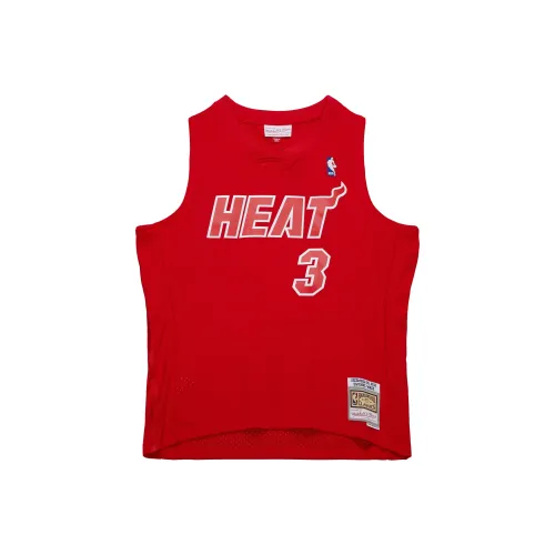 Mitchell Ness 2012 Hardwood Classics Dwyane Wade Miami Heat Christmas Day 'Scarlet' Swingman Jersey