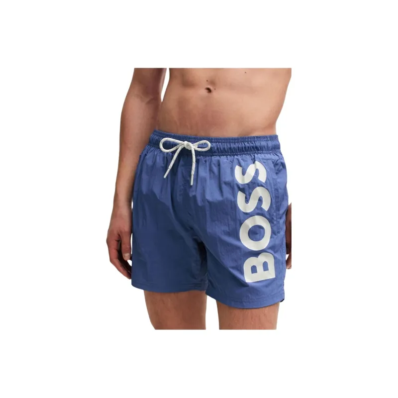 Boss Logo print Swim Shorts-3