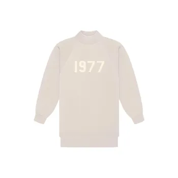 Fear Of God Essentials Women's1977 3/4 Sleeve Mockneck Wheat