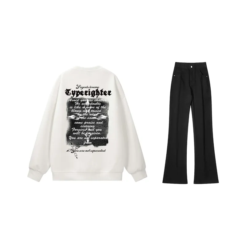 TYPERIGHTER Sweatshirt Set Unisex-18