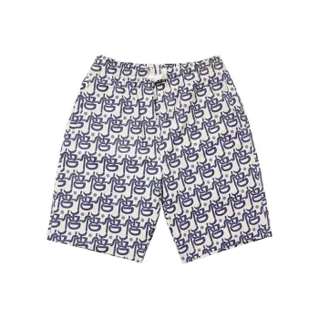 WOOKONG Casual Shorts Unisex Polka Dot Print