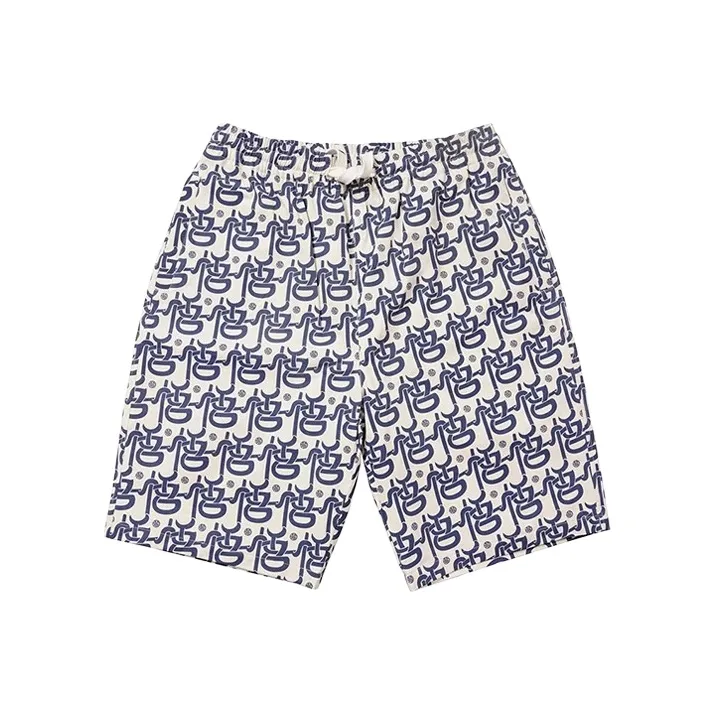 WOOKONG Casual Shorts Unisex Polka Dot Print-0