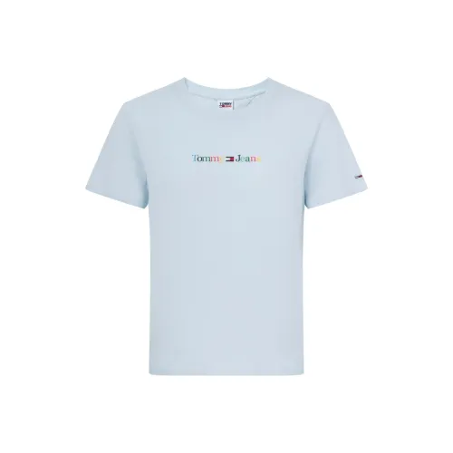 Tommy Hilfiger T-Shirts Women's Light Blue CYO