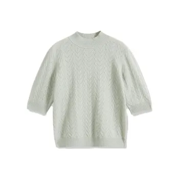 Yiner Sweater Women's Light Green