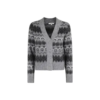 VINCE Fair Isle Cardigan