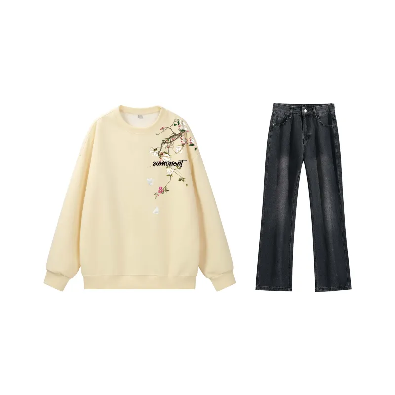 SUNSETMONENT Sweatshirt Set Unisex-11