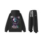 Clothing Set (Black Sweatshirt+Black Sweatpants)