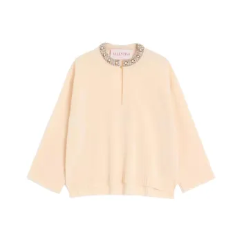 Valentino Embellished Long Sleeved Jumper