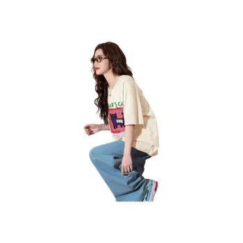 Tonlion Regular T Shirt Women's Apricot