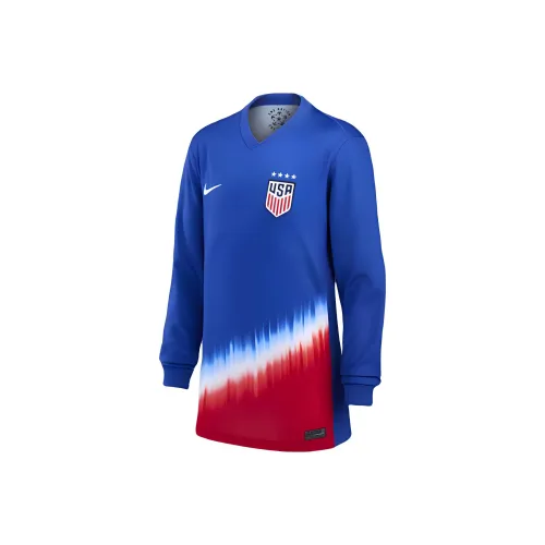 Nike Alex Morgan Uswnt 2024 Stadium Away Big Kids' Nike Dri FIT Long Sleeve Soccer Jersey