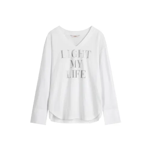 ELF SACK T-Shirts Women's Casual Sports White