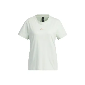 Adidas Drop Shoulder Sleeve T Shirt Women's Linen Green