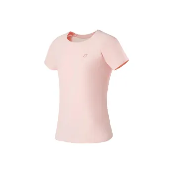 LINING Training Series T Shirts Women's Light Cherry Blossom Pink