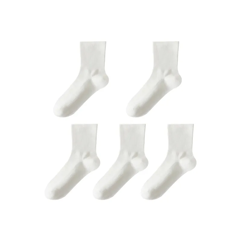 H YXIANG Mid Calf Socks Men's 5 Pack-0