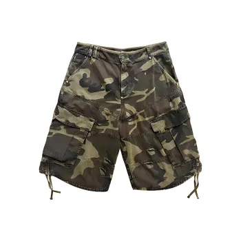 Jaded London Cadet Camo Shorts Casual Shorts Men's Khaki
