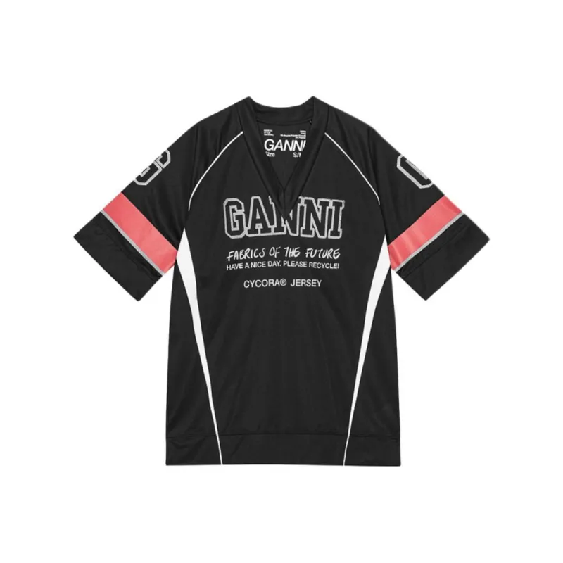 GANNI SS25 T Shirt Women's Black-0