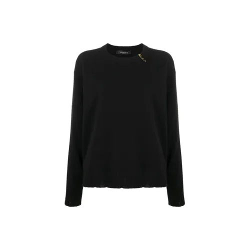 VERSACE Cashmere Paul Drews Women's Black