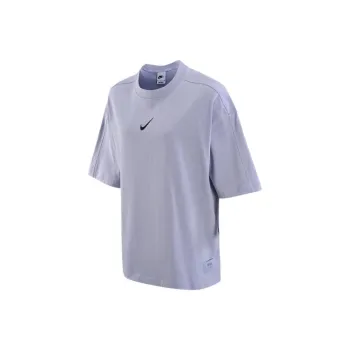 Nike Drop Shoulder Sleeve T Shirt Women's Misty Gray Blue