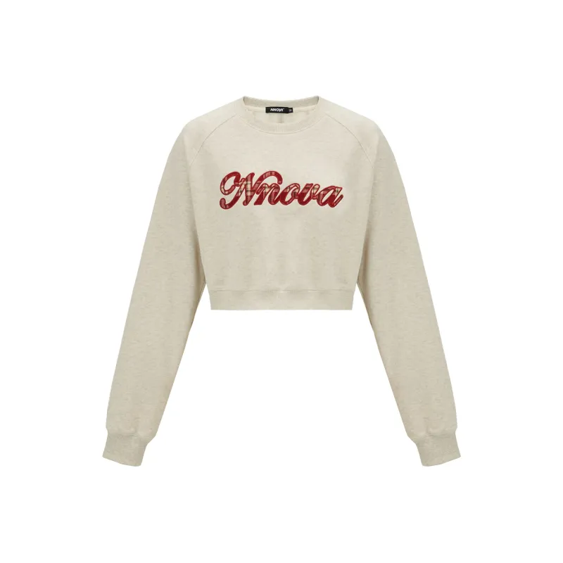 NNOVA Sweatshirt Women's White Heather Gray-0