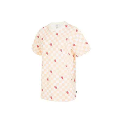 Vans T Shirt Women's Beige Yellow