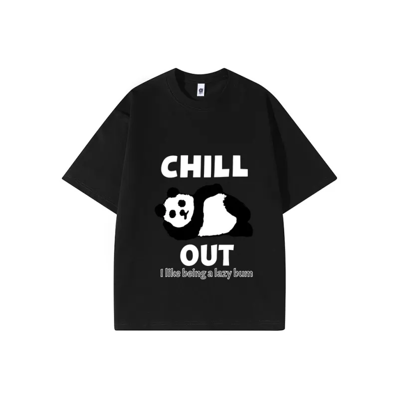 PANDA BASE T Shirts Women's-3
