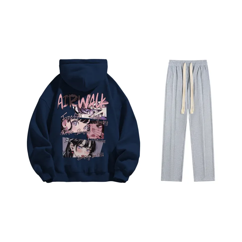 Airwalk Sweatshirt Sets Unisex-175