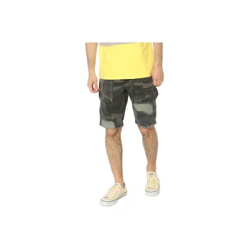 AVIREX Casual Shorts Men's Gray Camouflage