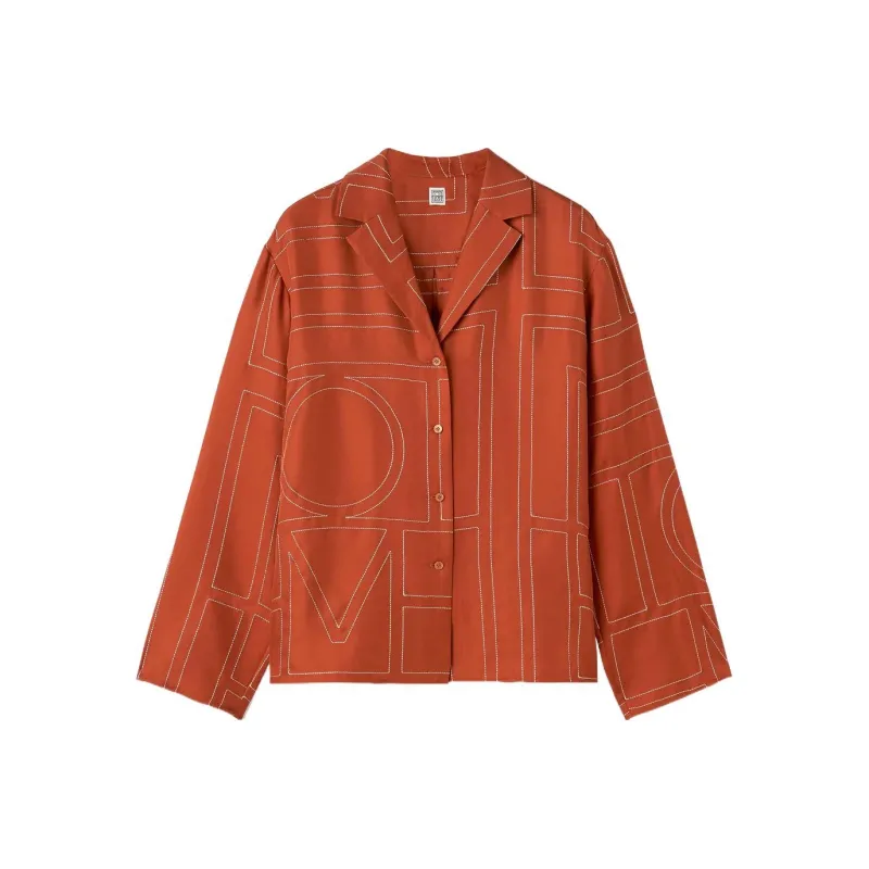 TOTEME Shirts Women's Orange-0