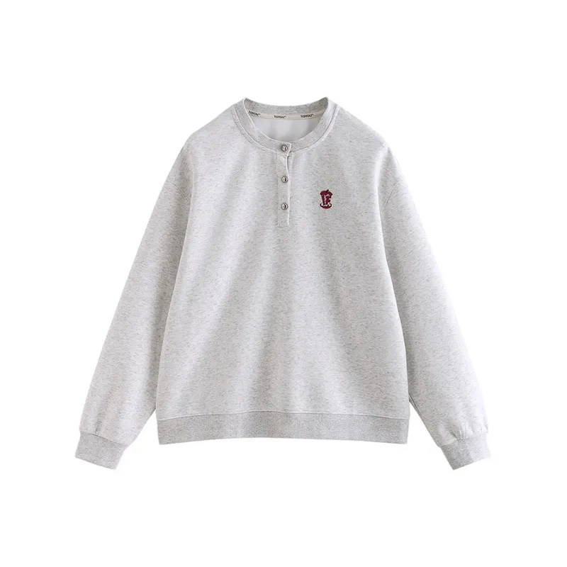 Initial Language Sweatshirt Women's-0