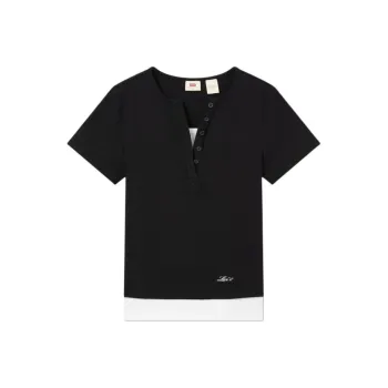 Levis T Shirts Women's Black