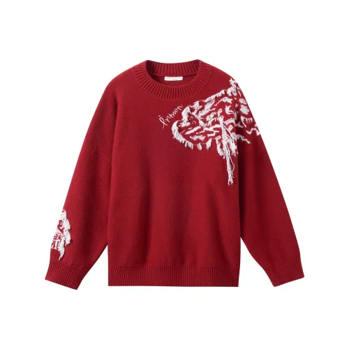 Inman Sweaters Women's Red