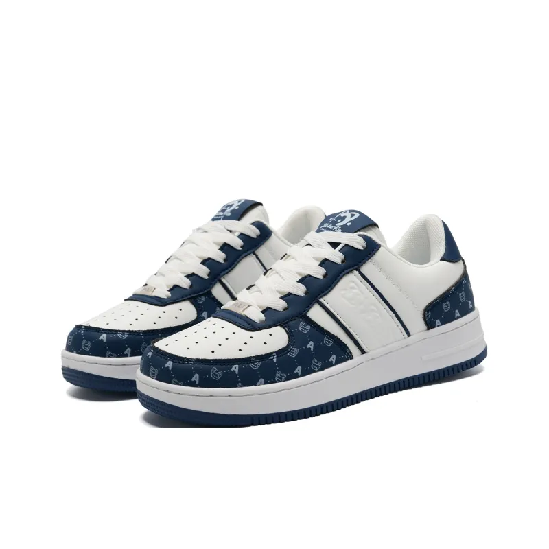 ALI THE FOX Skateboard Shoes Unisex Low Top Milk Tea Powder/Iceberg Blue-56