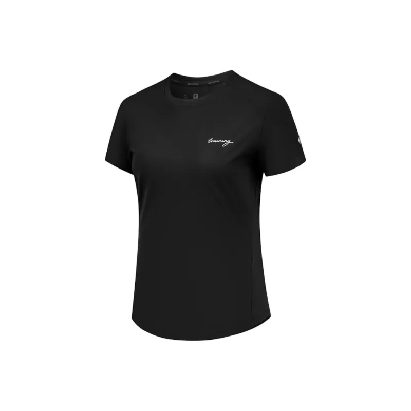 QIAODAN Sports Life Collection T Shirt Women's Black-0