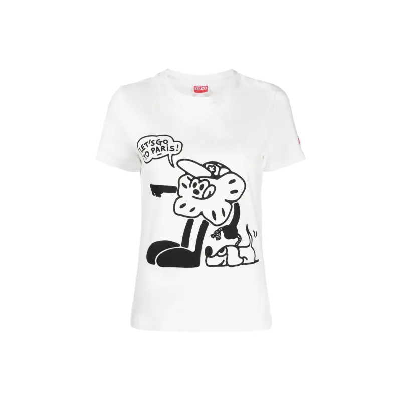 KENZO T Shirts Women's White-0