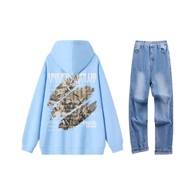 VniVerseVClub Sweatshirt Set Unisex-24