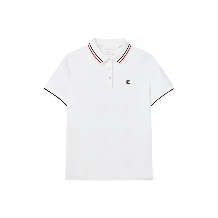 FILA Polo Shirt Women's Standard White-0