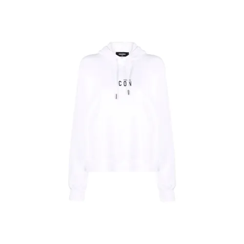 DSQUARED 2 Logo Printed Drawstring Hoodie