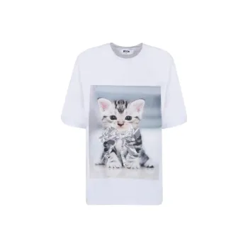 MSGM T-Shirts Women's White