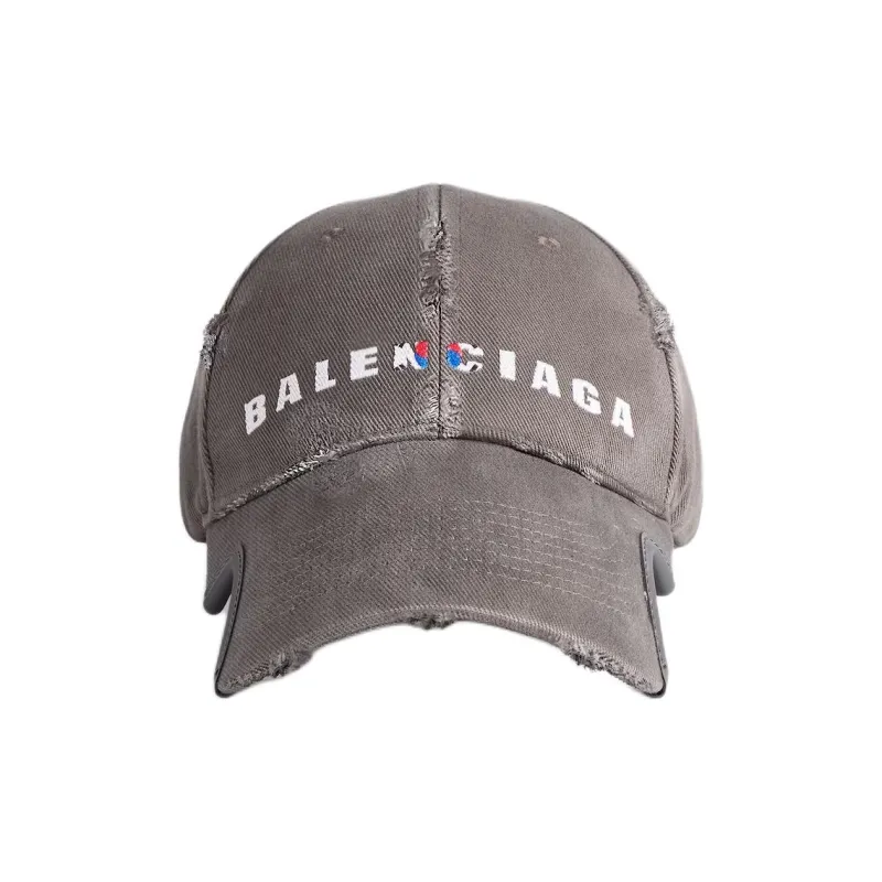 Balenciaga Cotton Baseball Caps Unisex Brown-0