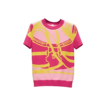 HERMES SS22 Knitwear Women's Ginger Yellow