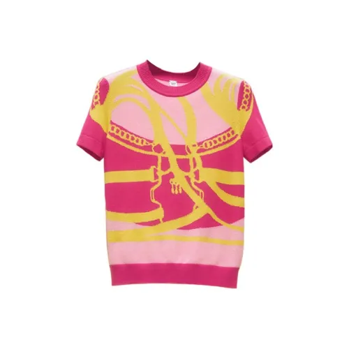 HERMES SS22 Knitwear Women's Ginger Yellow