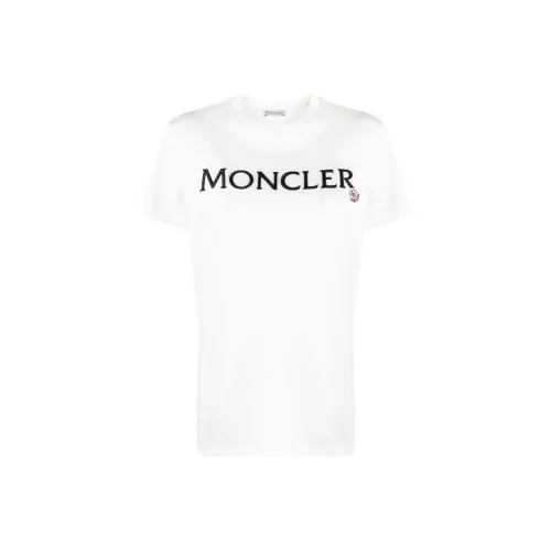 Moncler Logo embroidered Cotton T shirt