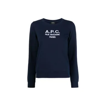 A.P.C Logo Detailed Crewneck Sweatshirt