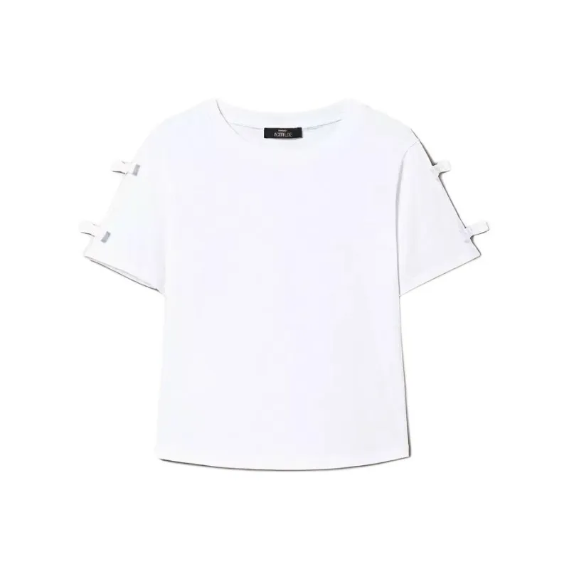TWINSET Actitude Cotton T-shirt-0