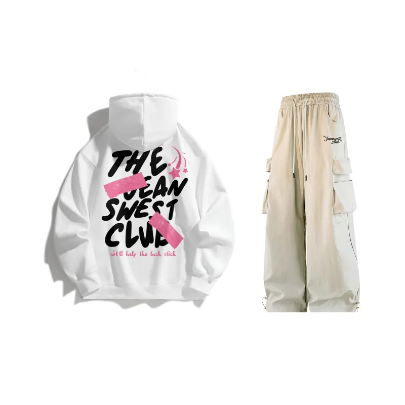 JEANSWEST CLUB Sweatshirt Set Unisex-5